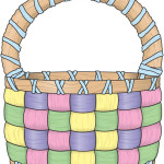 Easter basket clip art